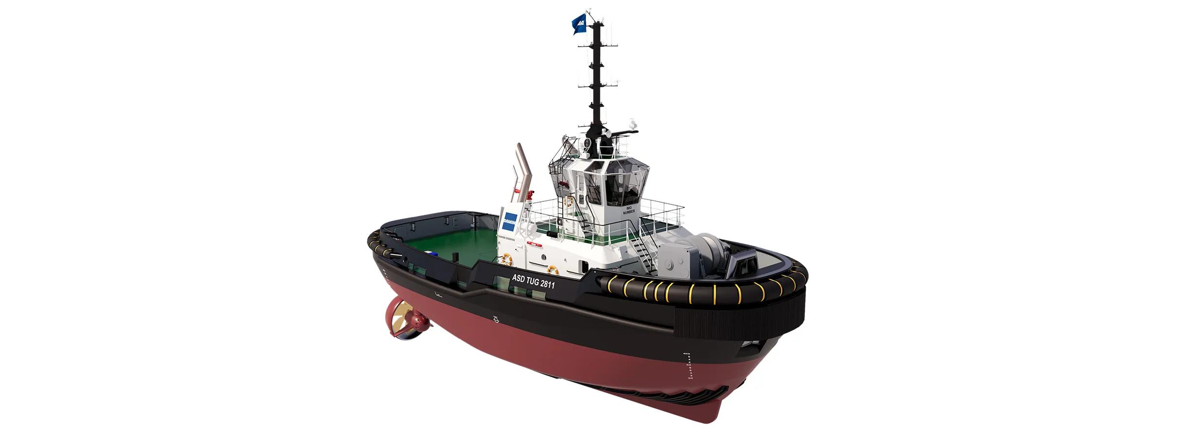 Aegean Tugs Shipping Company contracted Damen for ASD Tug 2811 top