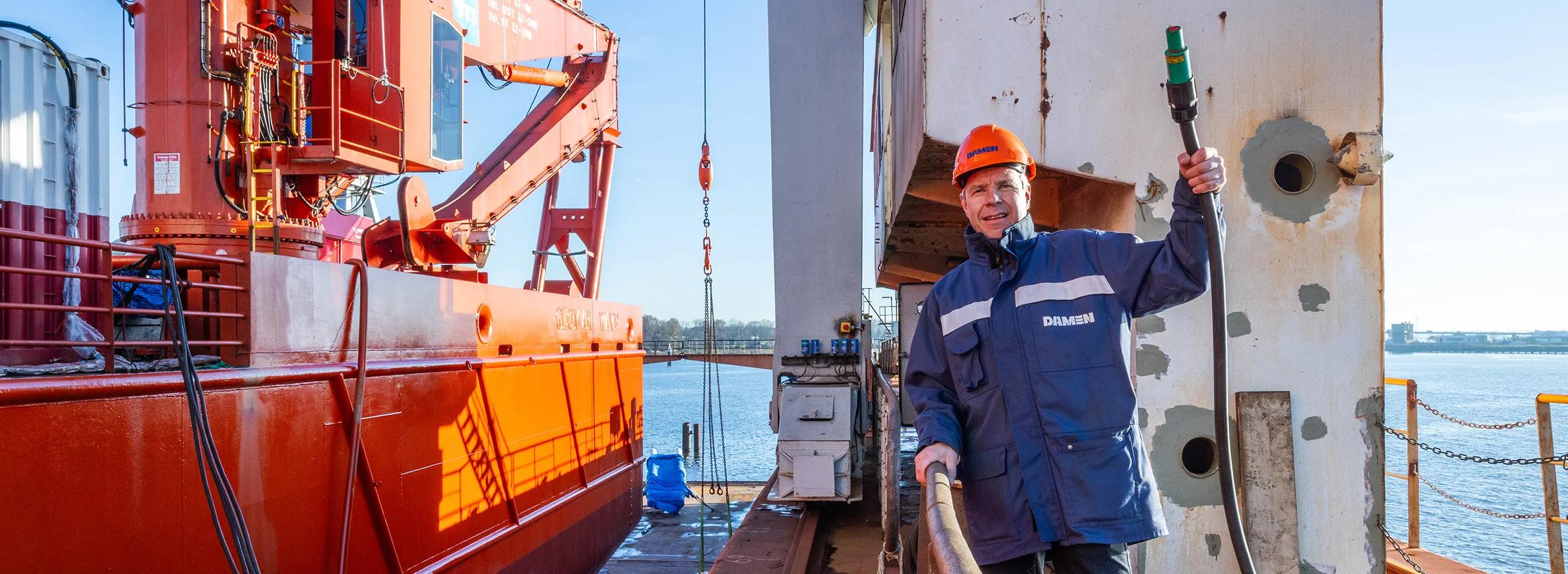 Damen Shiprepair Oranjewerf advances sustainable dockings with Shore power from Elma Systems