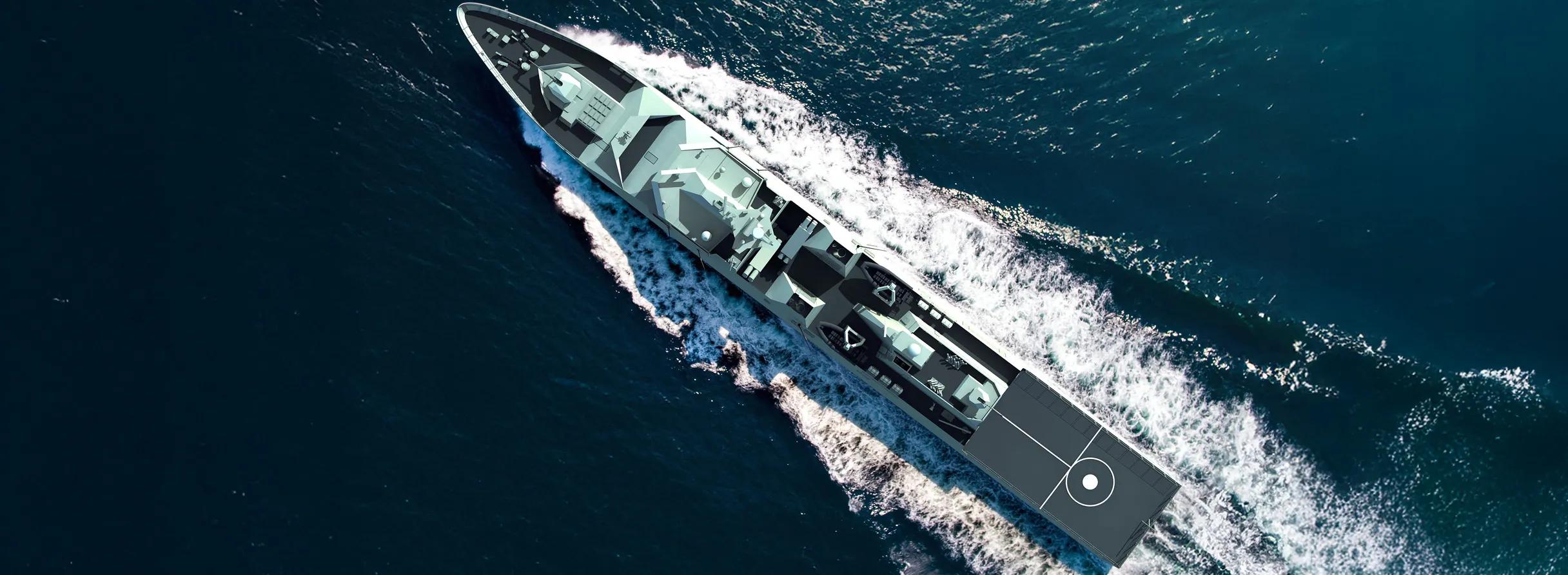 Damen Naval selects Alewijnse as partner for Colombia’s PES Frigate top