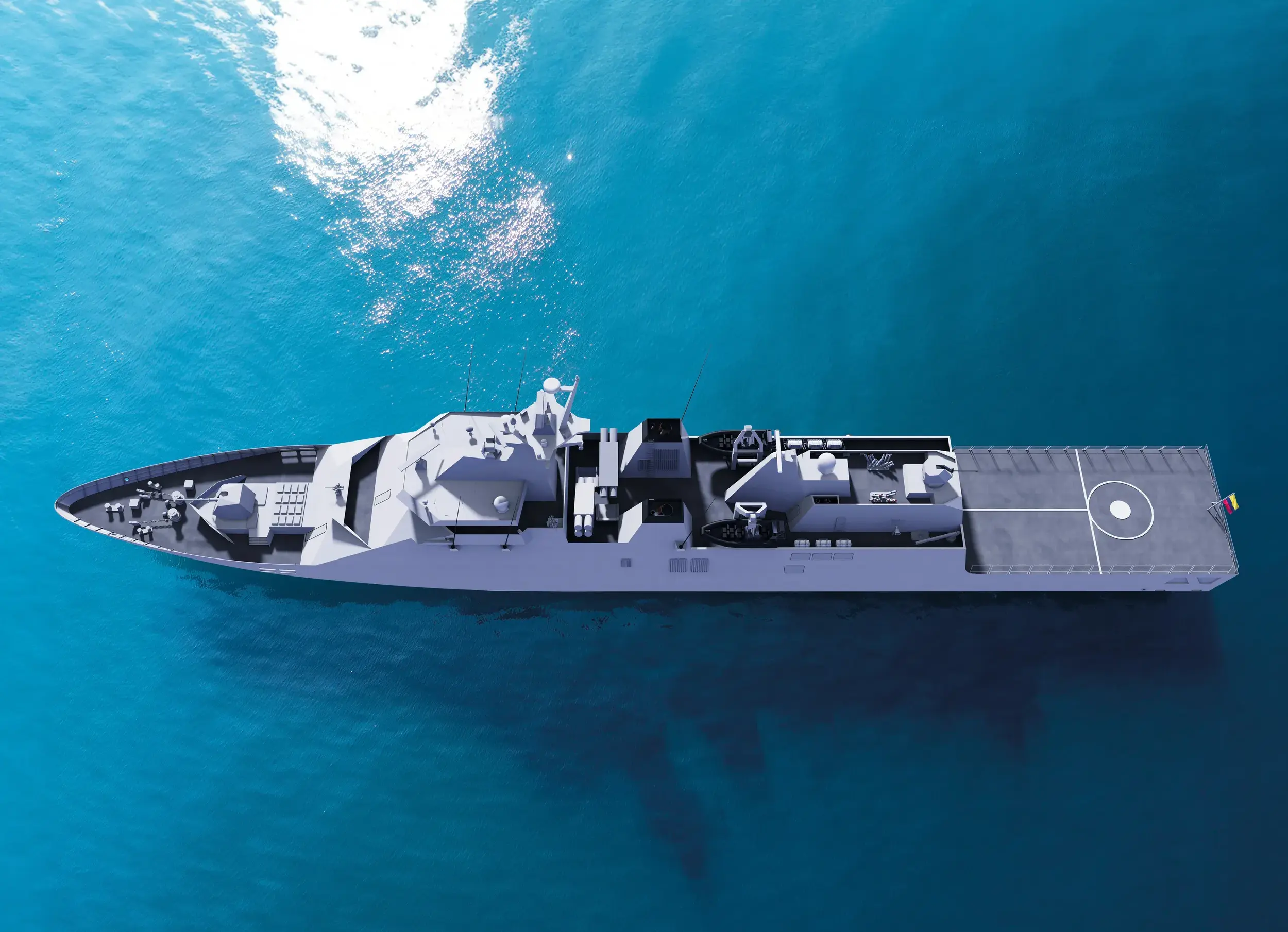 Damen Naval signs Terma A/S for C-Guard system on Colombian PES Frigate teaser