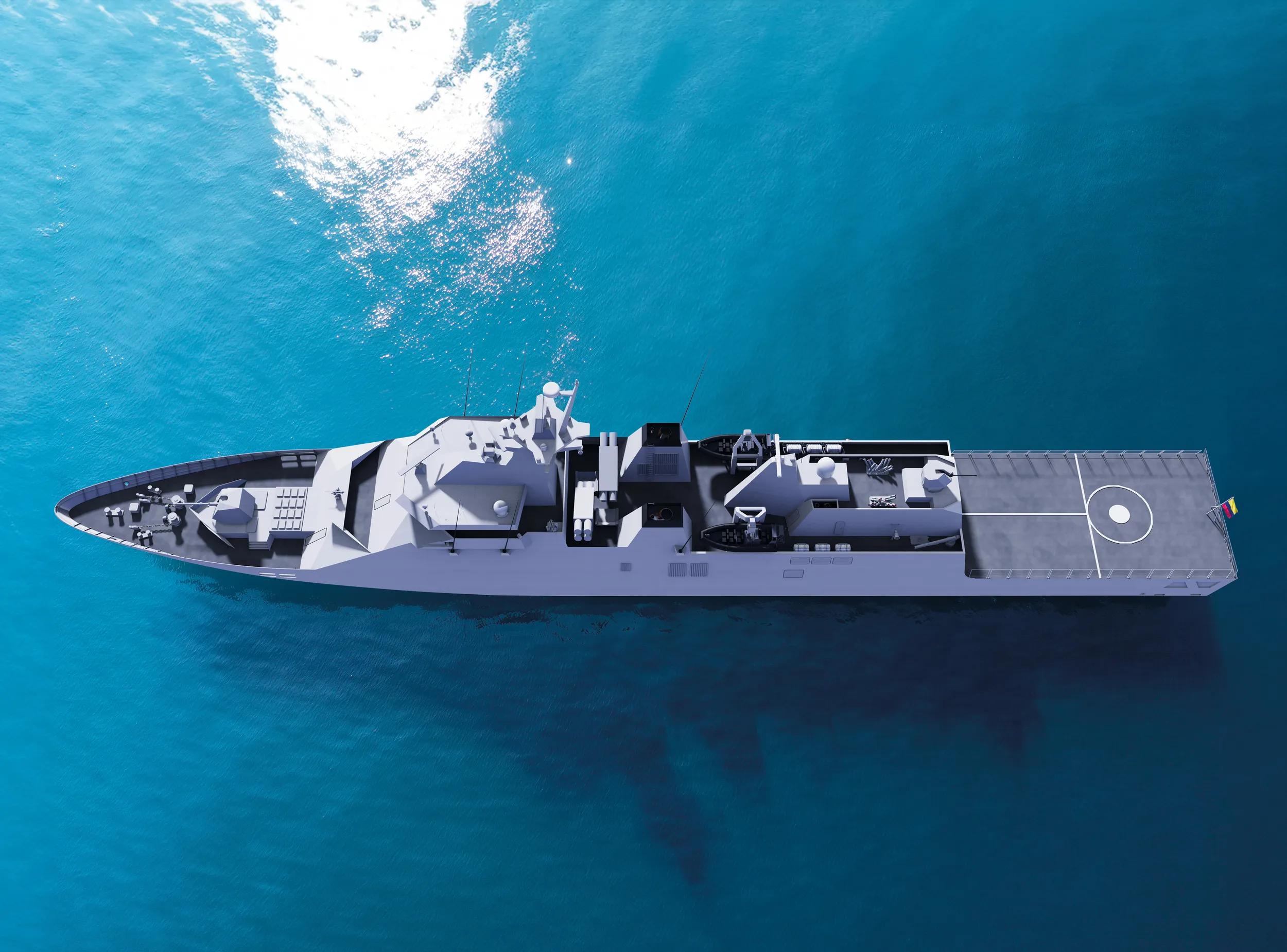 Damen Naval signs Terma A/S for C-Guard system on Colombian PES Frigate teaser