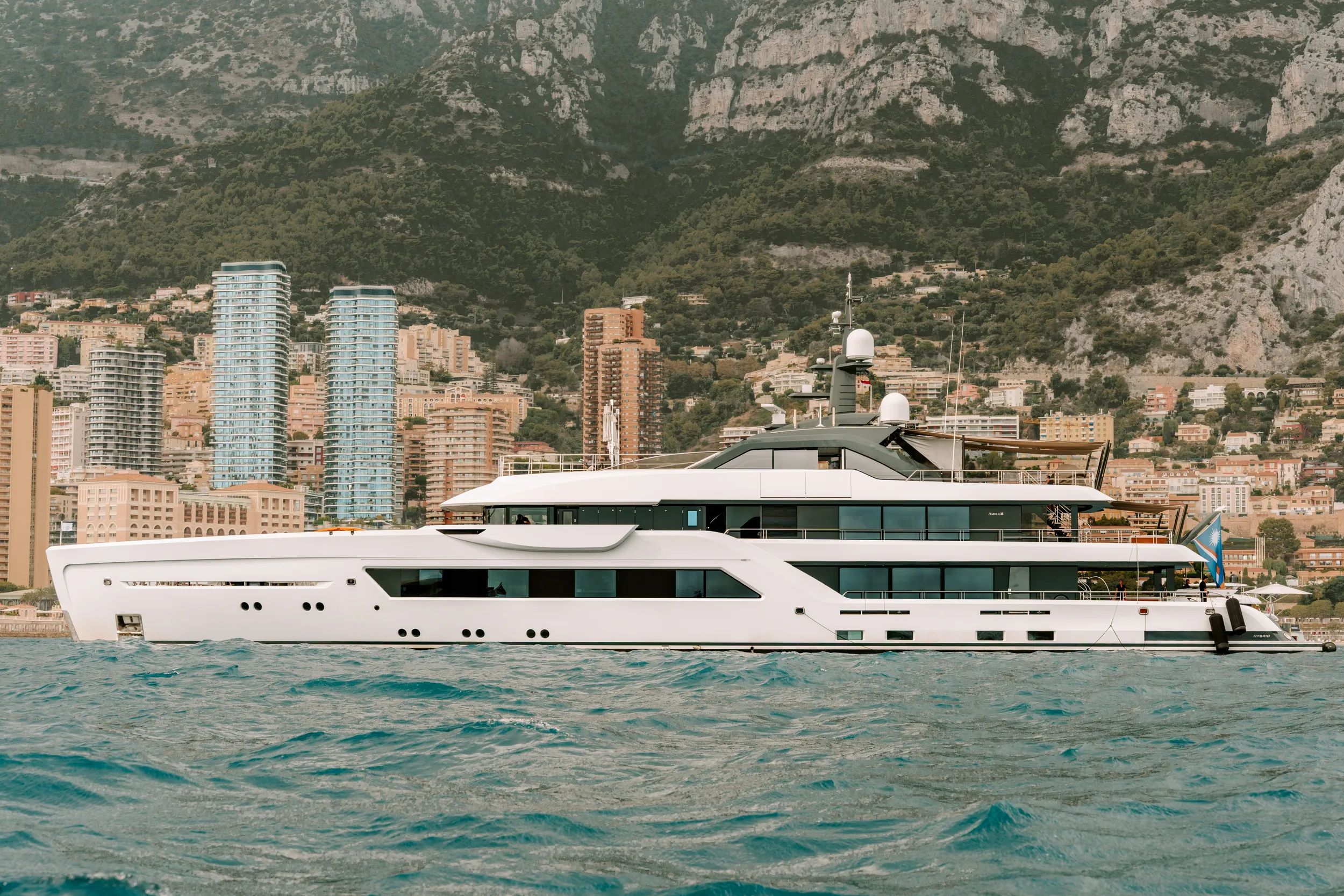 Amels 60 QU2 at port hercule Monaco