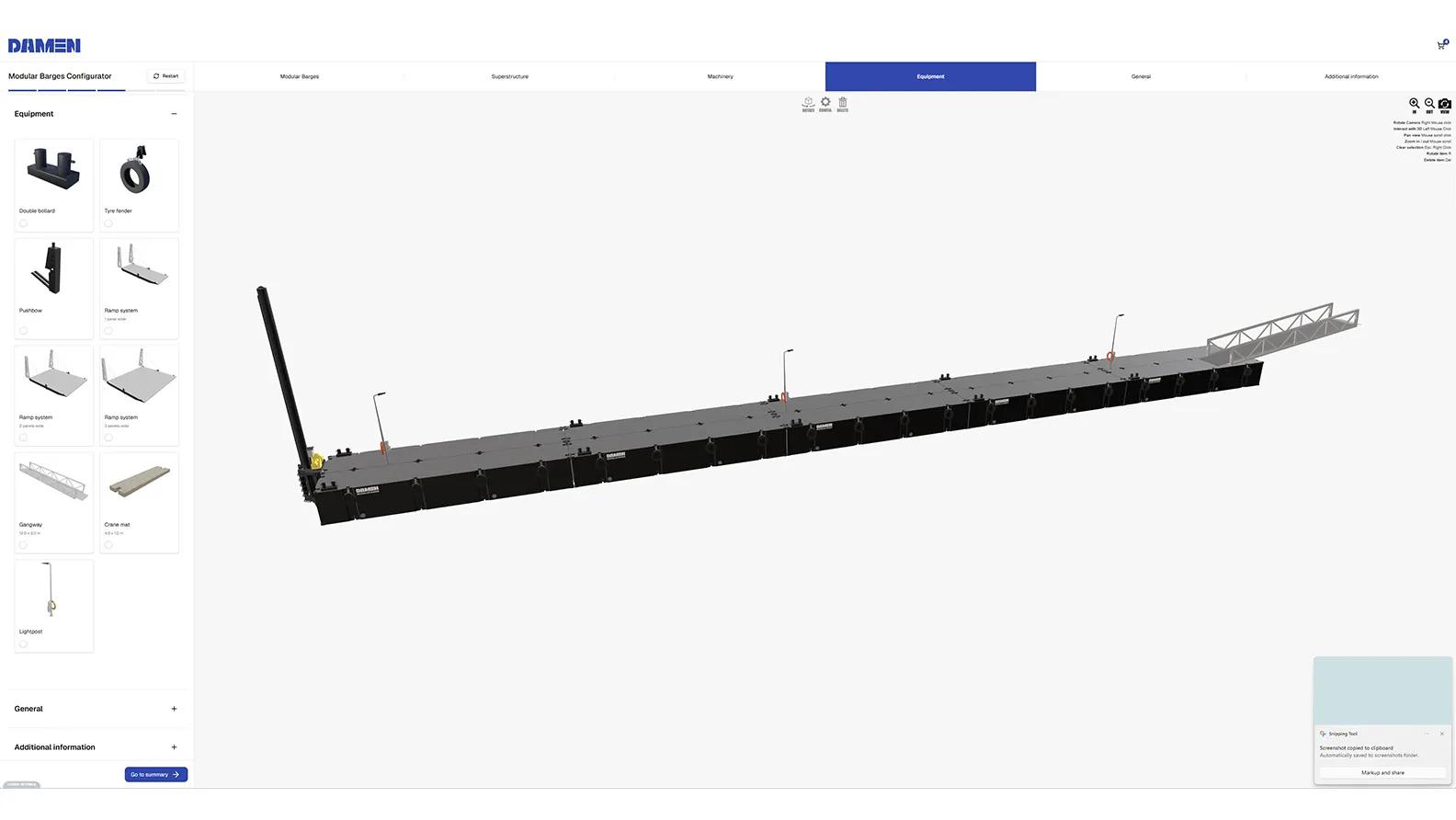 Modular Barge Configurator improves client experience 1