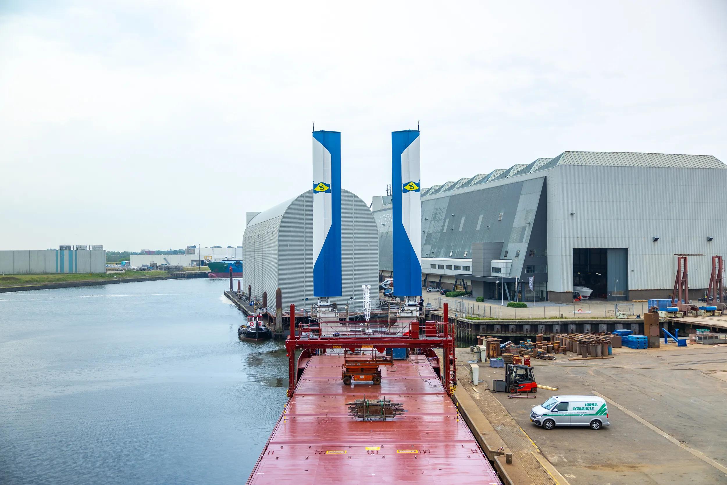 Damen adds wind-assisted propulsion to CF 3850 3
