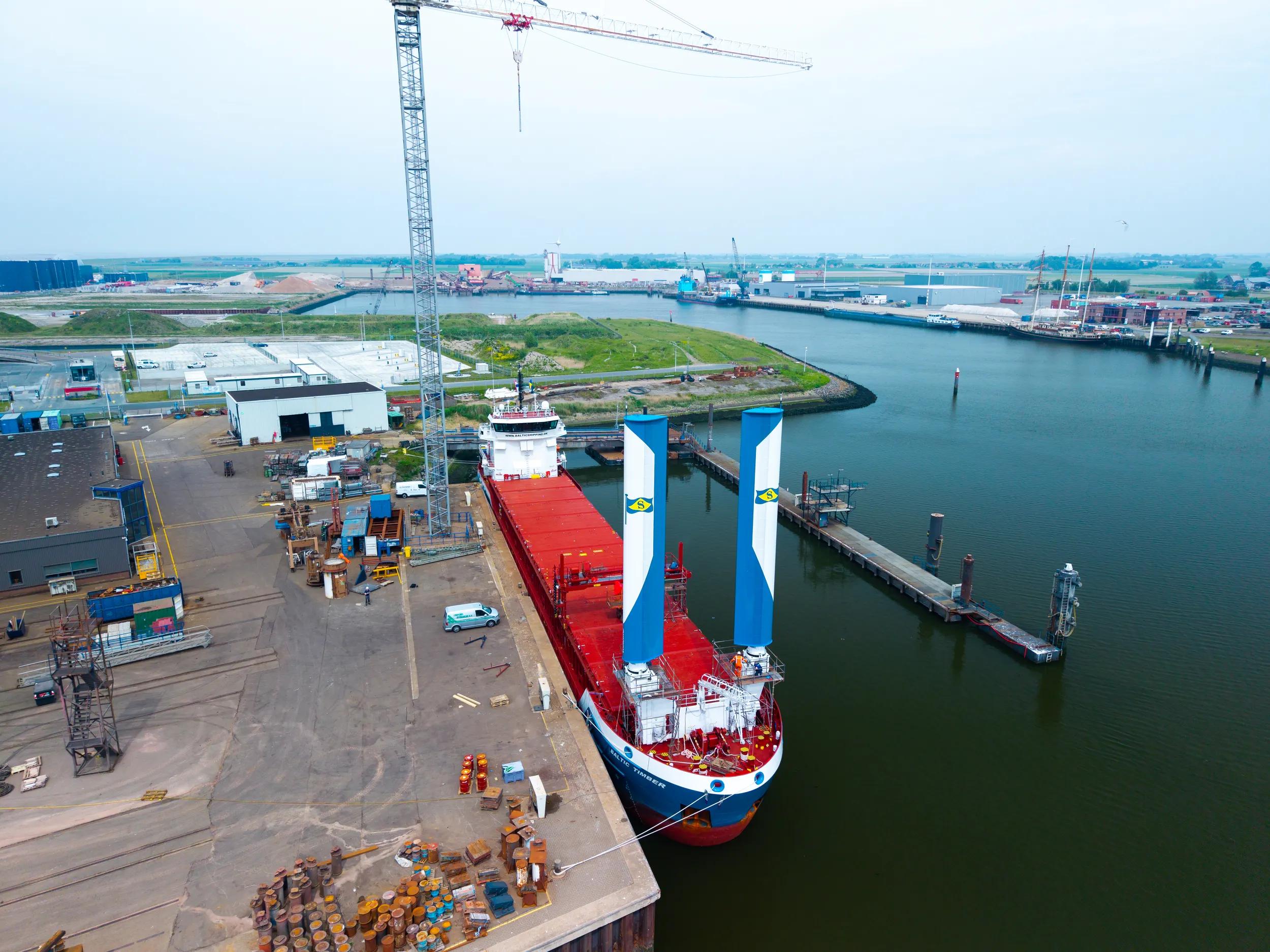 Damen adds wind-assisted propulsion to CF 3850 2