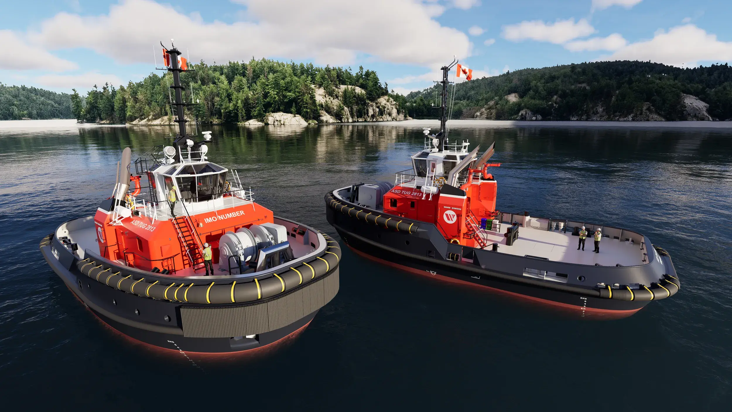 Damen and Seaspan sign contract for two ASD Tugs 2813 at ITS teaser