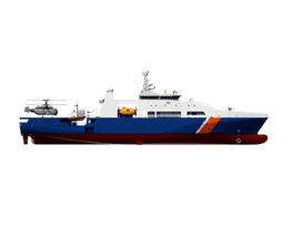 The Damen OPV 2400 is a proven design based on advanced technology derived from the commercial branches of the maritime industry.